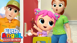 Tok Tok Siapakah Dibalik Pintu? | Kartun Anak | Little Angel Bahasa Indonesia