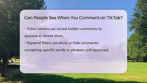 Can People See When You Comment on TikTok? - Everyday-Networking