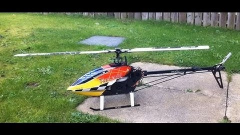 Trex 550e v2 FBL 3gx maiden flight