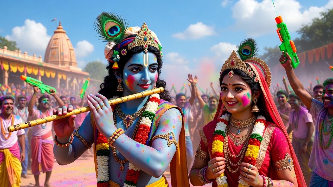 रंग बरसे वृंदावन धाम | राधा संग खेले श्याम | Holi Bhajan 2026