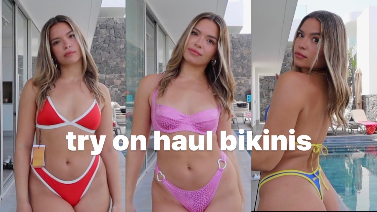 try on haul de mis bikinis fav 👙 - YouTube