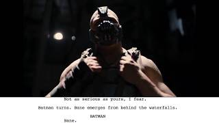 From Script to Screen - The Dark Knight Rises - Bane vs Batman