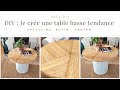 D18 diy  comment jai ralis une table basse en rotin  rcup rotin carton