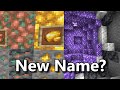 Minecraft 1.17: Alternative Update Names