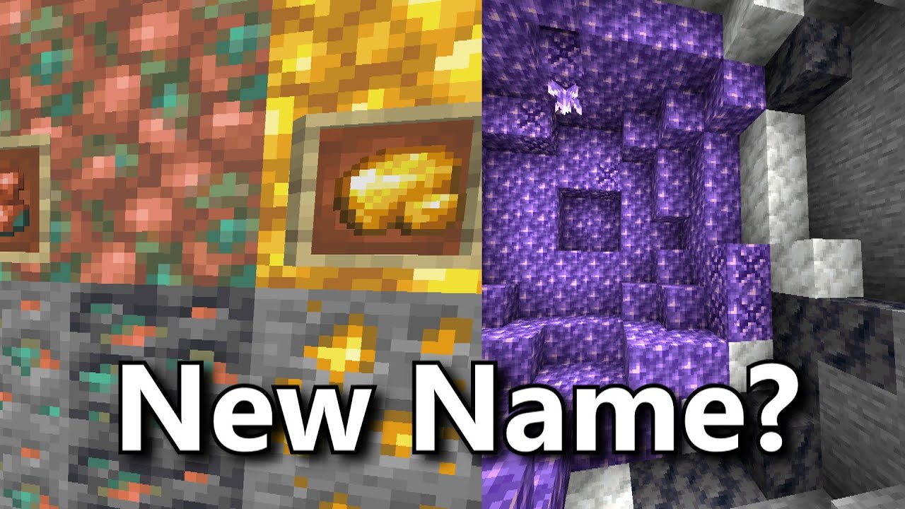 Minecraft 1 17 Alternative Update Names Youtube