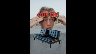 REVIEW AFTER 1 YEAR:  Mainstays Memory Foam Faux Leather PillowTop Futon couch with Cupholder