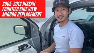 How to replace a 2005-2019 Nissan Frontier side view mirror | ReveMoto