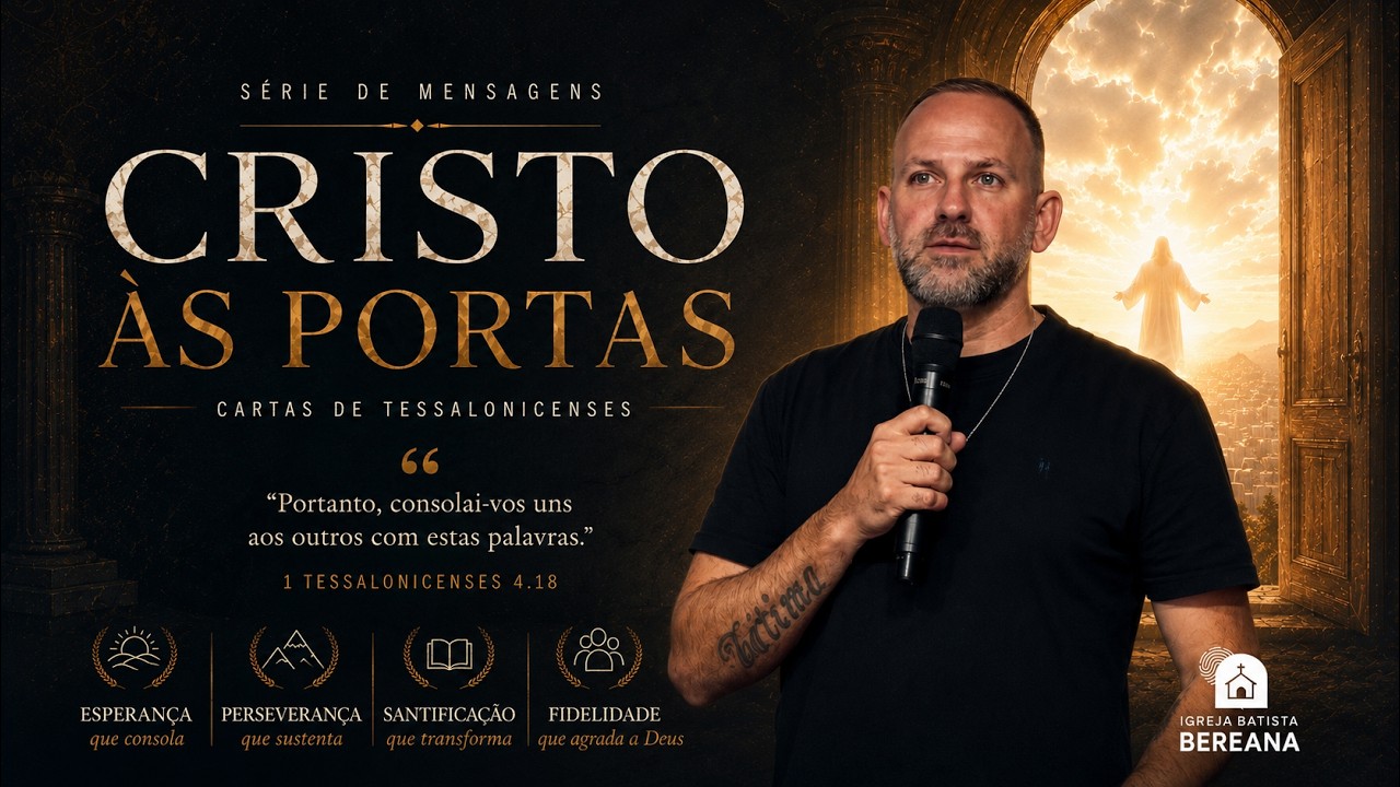 Cristo às portas  02 | 1 Tessalonicenses 1.1-10  | Jonathan Teoli