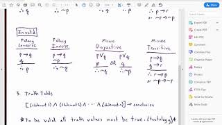 MGF1106 - 3.7 Arguments and Truth Tables