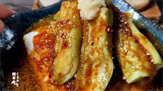電子レンジで驚く旨さ【時短】旨だれバシッと香る 茄子豆腐。