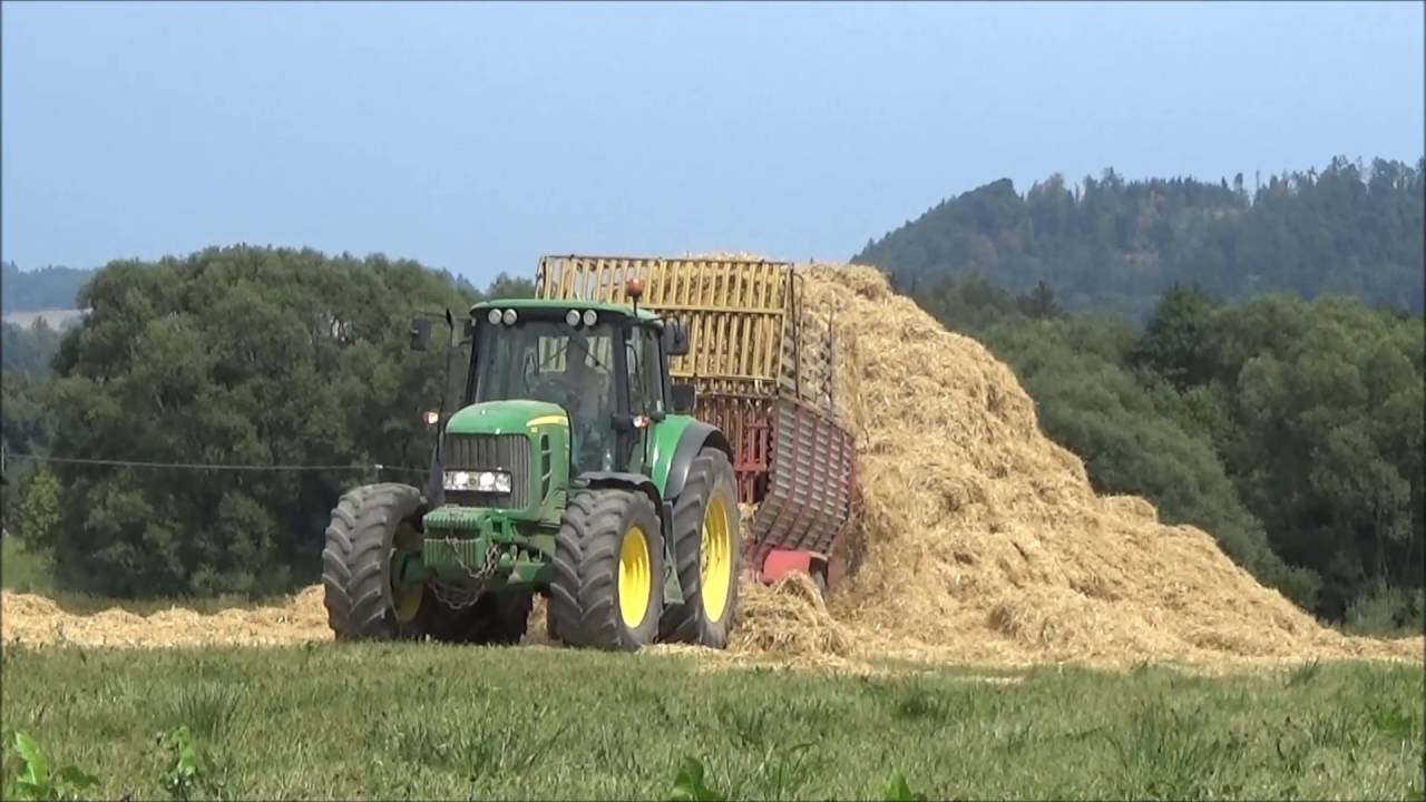 Zeas Březná svoz a stohování slámy