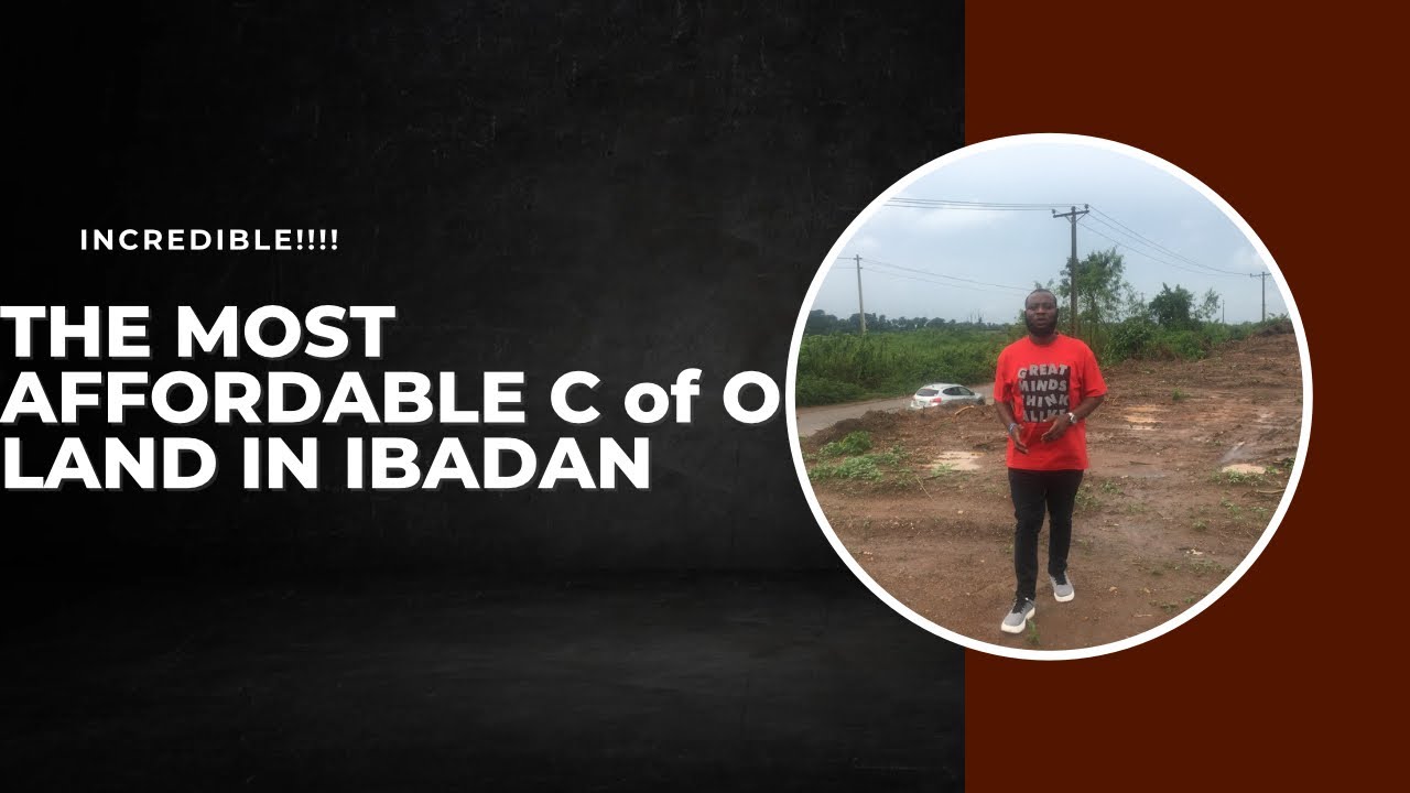 Lagelu Ibadan:Prime land with C of O for sale