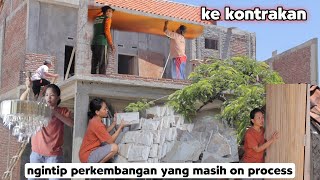 Ke Kontrakan Sekalian Ngintip Perkembangan Yg Masih On Process  