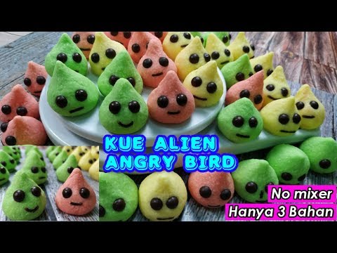 resep-kue-kering-lebaran-2019---kue-alien,-angry-birds,-patrick-|-tanpa-mixer-tanpa-telur