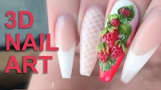 Beginner Nail Tech: Acrylic 3D Flower Nail Art Tutorial 