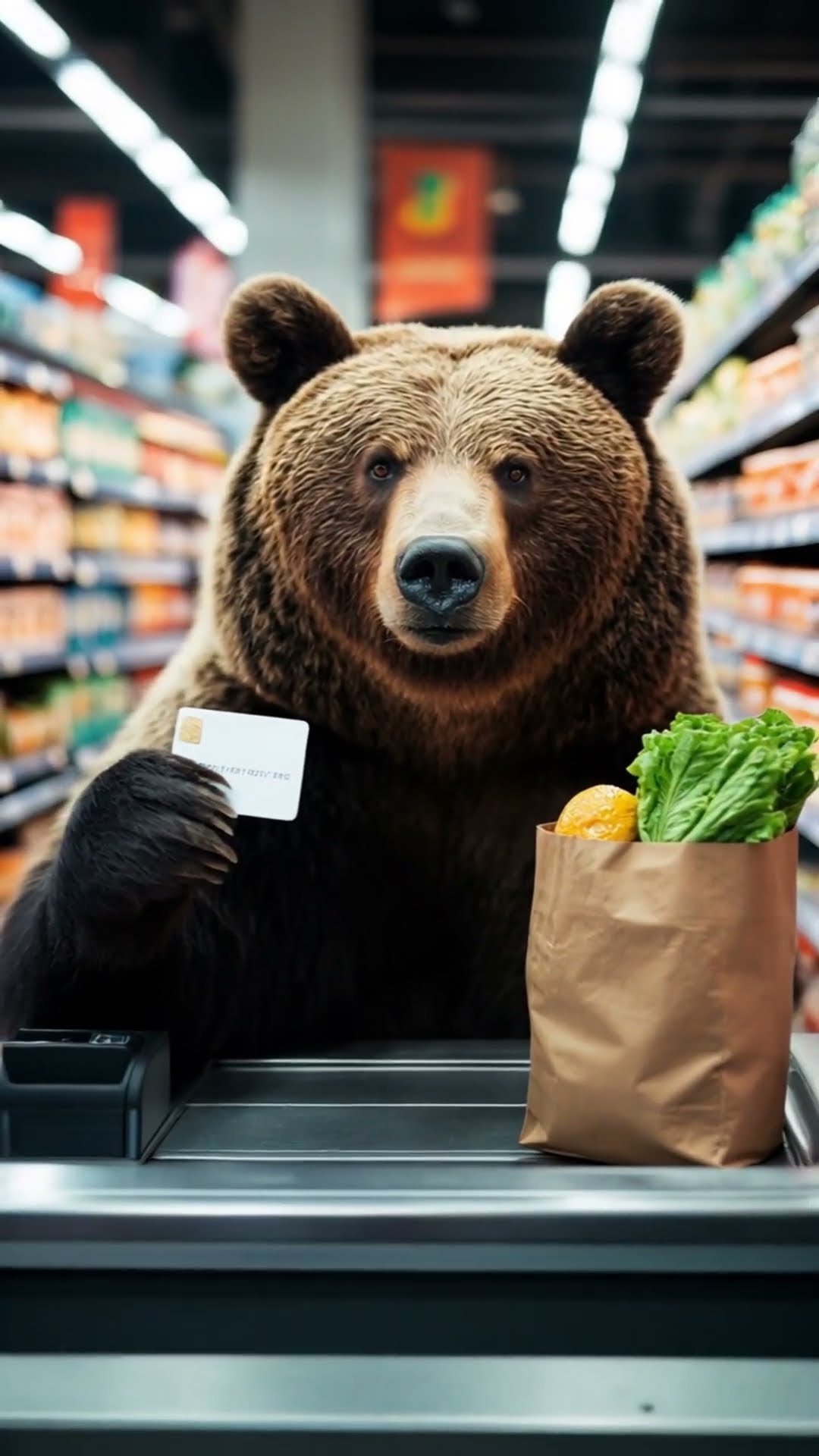 Тигра и Медведь!  #симбочка #симба #ии