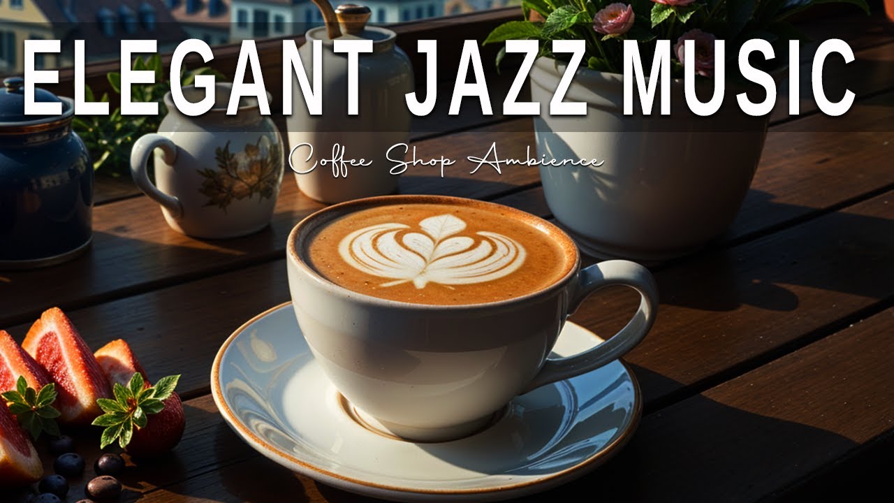 Elegant Jazz Music☕Instrumental Jazz Music & Elegant Bossa Nova for ...