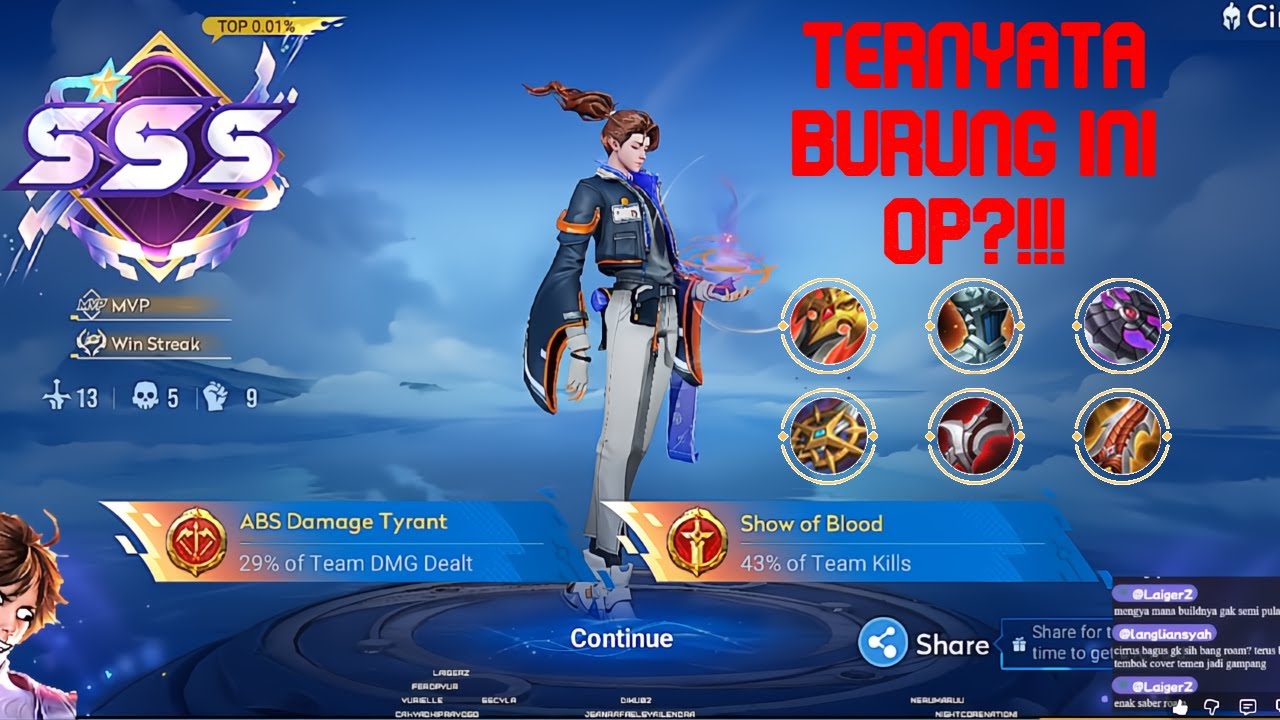 BERMAIN HERO BURUNG YANG TERNYATA OP??!! - Honor of Kings - HoK