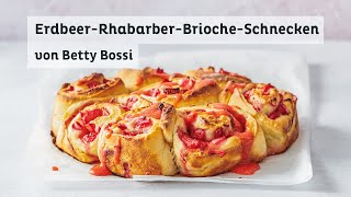 Erdbeer-Rhabarber-Brioche-Schnecken - Rezept von Betty Bossi