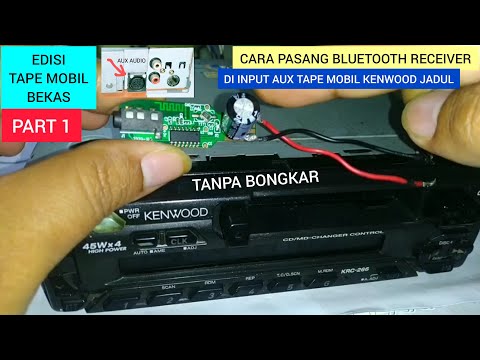 Bluetooth Receiver di Input Aux Tape Mobil