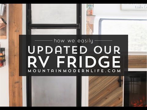 How to DIY Retro Fridge in an RV or a Camper • The Motorized Home