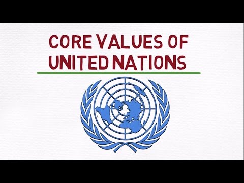 Videó: Mely értékeket ápolják az egyesült nemzetek?