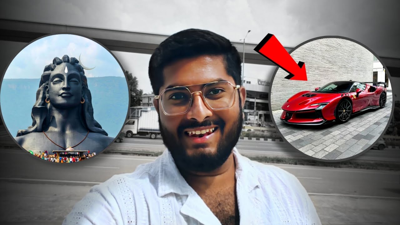Visited 🤩 Ferrari Showroom 🤯 On The Way To Nandi hills and Adiyogi statue 