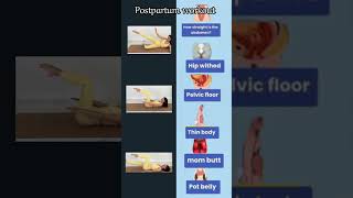 Easy Postpartum Exercises to Flatten Belly, Strengthen Pelvic Floor & Fix Mom Butt