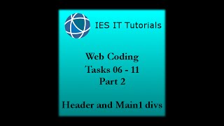Tasks WC06-11.2 - Header div and main1 div