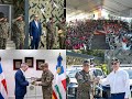 Presidente Abinader almuerza con miembros del Ejército en el Campamento Militar “16 de Agosto” ERD