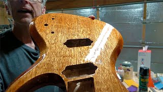 Making A Six String Multi Scale Guitar: Applying The Finish