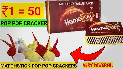 How To Make POP POP CRACKERS (pop it candy) Using Matchbox - EASY | POP-POP CRACKERS AT ONCE