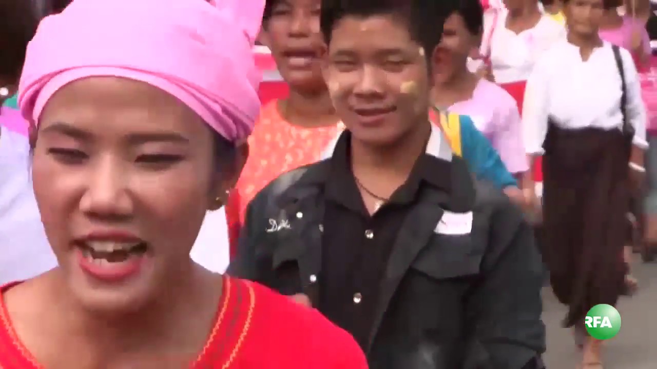 Protest in Myitkyina to Stop Fighting and Sign Ceasefire