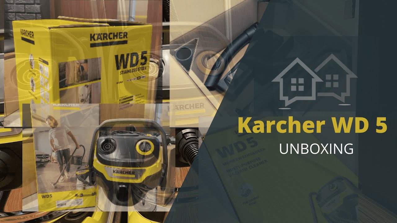 Kärcher WD5 Unboxing odkurzacza YouTube