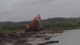 banjir bandang...lokasi tambang timah hilang tenggelam
