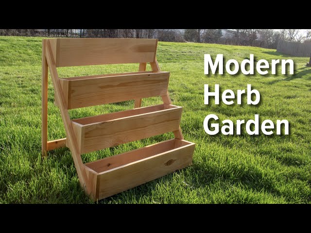 How To Build A Modern Herb Garden You - Diy Herb Planter Box Plans
