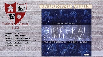 Sidereal Confluence: Trading and Negotiation in the Elysian Quadrant Board Game Unboxing