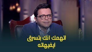 النجم محمد هنيدي يكشف حقيقة القطيعة بينه وبين النجم احمد ادم .. 