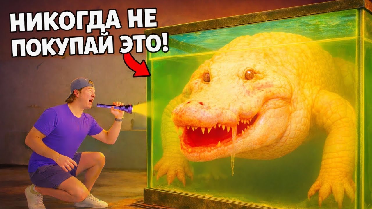 Я купил прудового монстра в самом жутком рыбном магазине, который только смог найти...