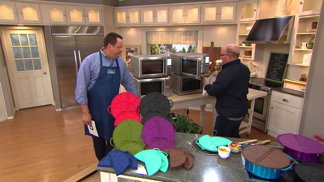 Складные силиконовые брызговики Kuhn-Rikon 10 и 12 дюймов с Кэролин Грейси