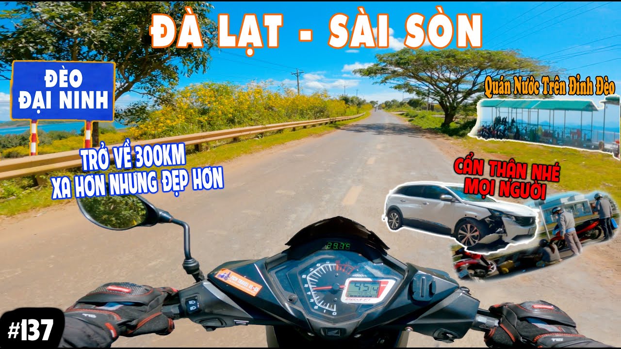 Tour Đà Lạt - Sài Gòn | Đèo Đại Ninh ( Lò Xo ) Ngày Trở Lại - Coffee Trên Đỉnh Đèo | Tích Travel#137