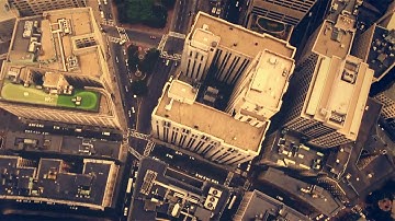 building top view for html5 background video