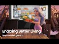 The Little Mermaid Bespoke AI Refrigerator Hybrid Cooling Bespoke AI Fairy Tale Samsung