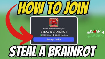 HOW TO JOIN Steal A Brainrot Discord Server! Roblox [QUIDE]