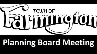 Planning Board Meeting October 4, 2023