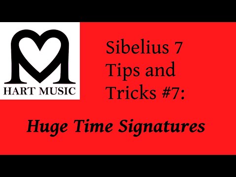 Sibelius 7 Tips & Tricks #7: Huge Time Signatures