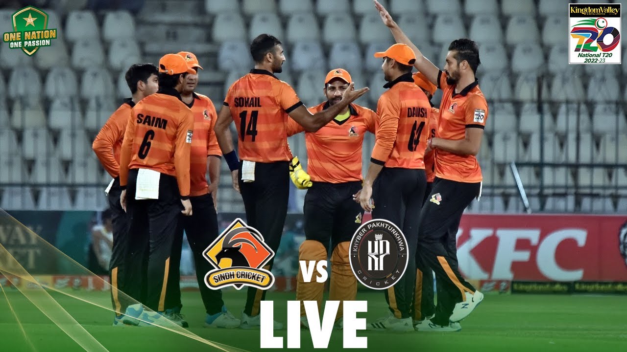 Live Khyber Pakhtunkhwa vs Sindh Final Match 33 National T20 2022 PCB