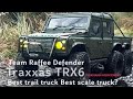 Traxxas trx6 team raffee defender 6x6 best trail truck best scale truck