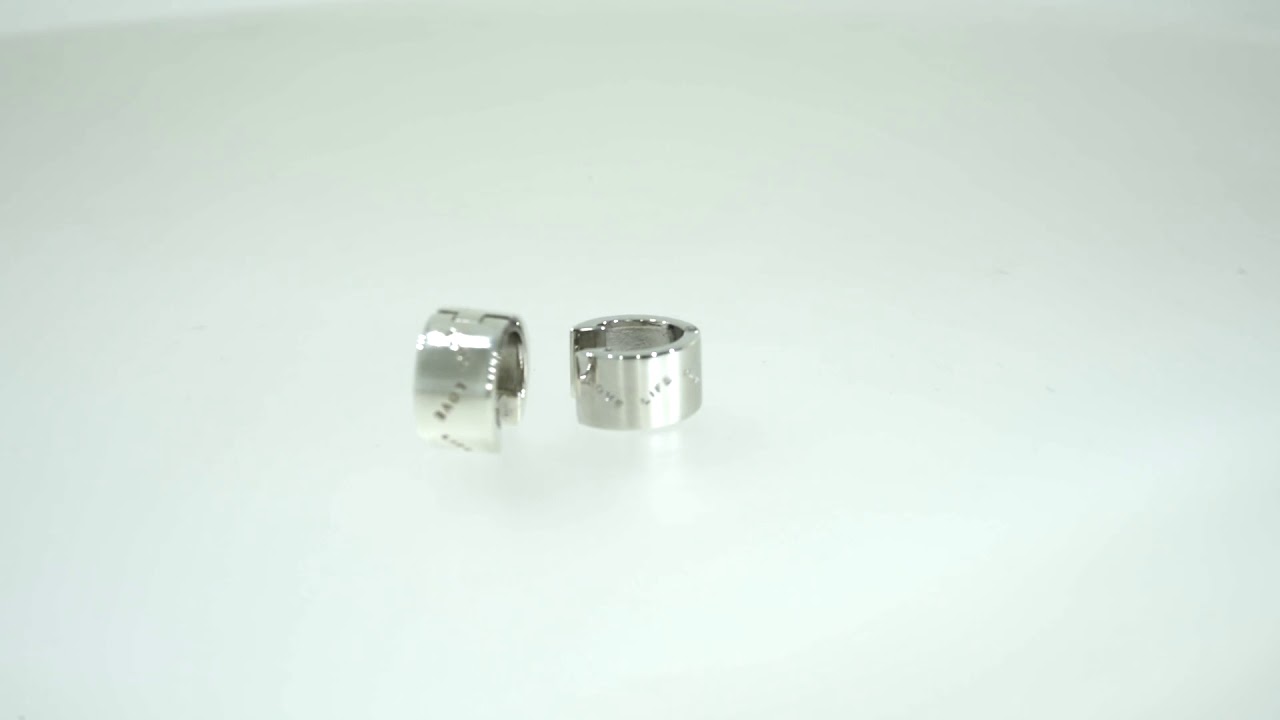 Серебряные широкие серьги конго - Cava.cool