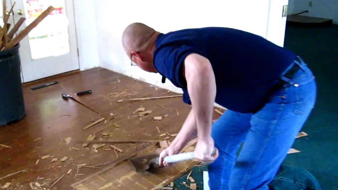 Laminate Floor Removal Youtube